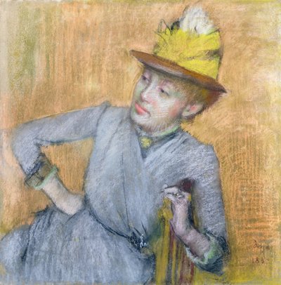 Mujer sentada, 1887 de Edgar Degas